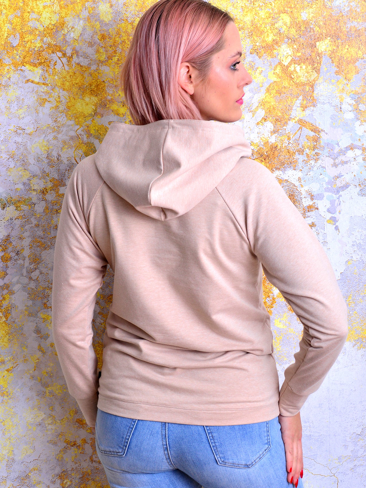 Kapuzenshirt HELENE beige Hoody von STADTKIND