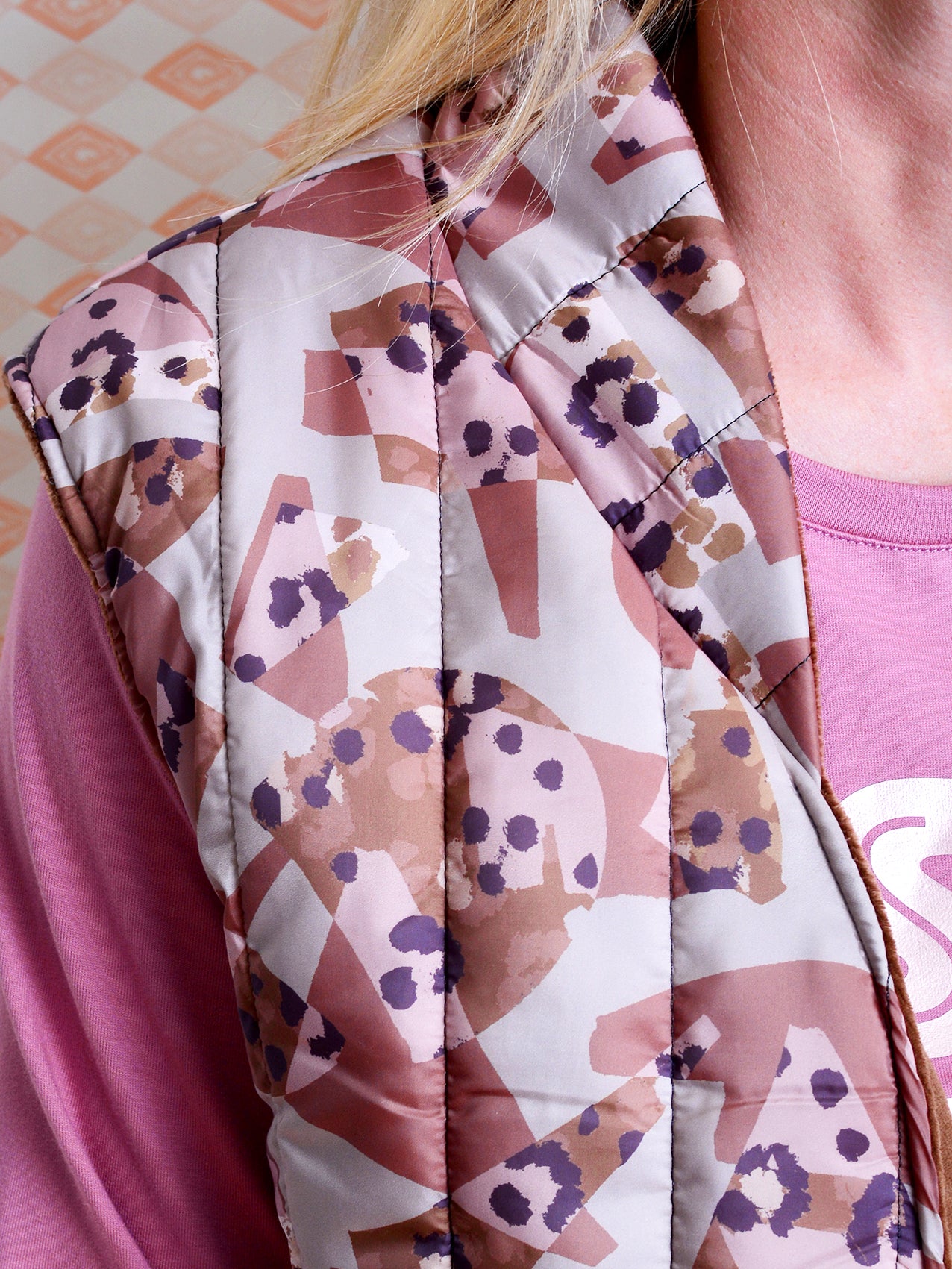 SALE > L (40) Steppweste VALENTINA braun