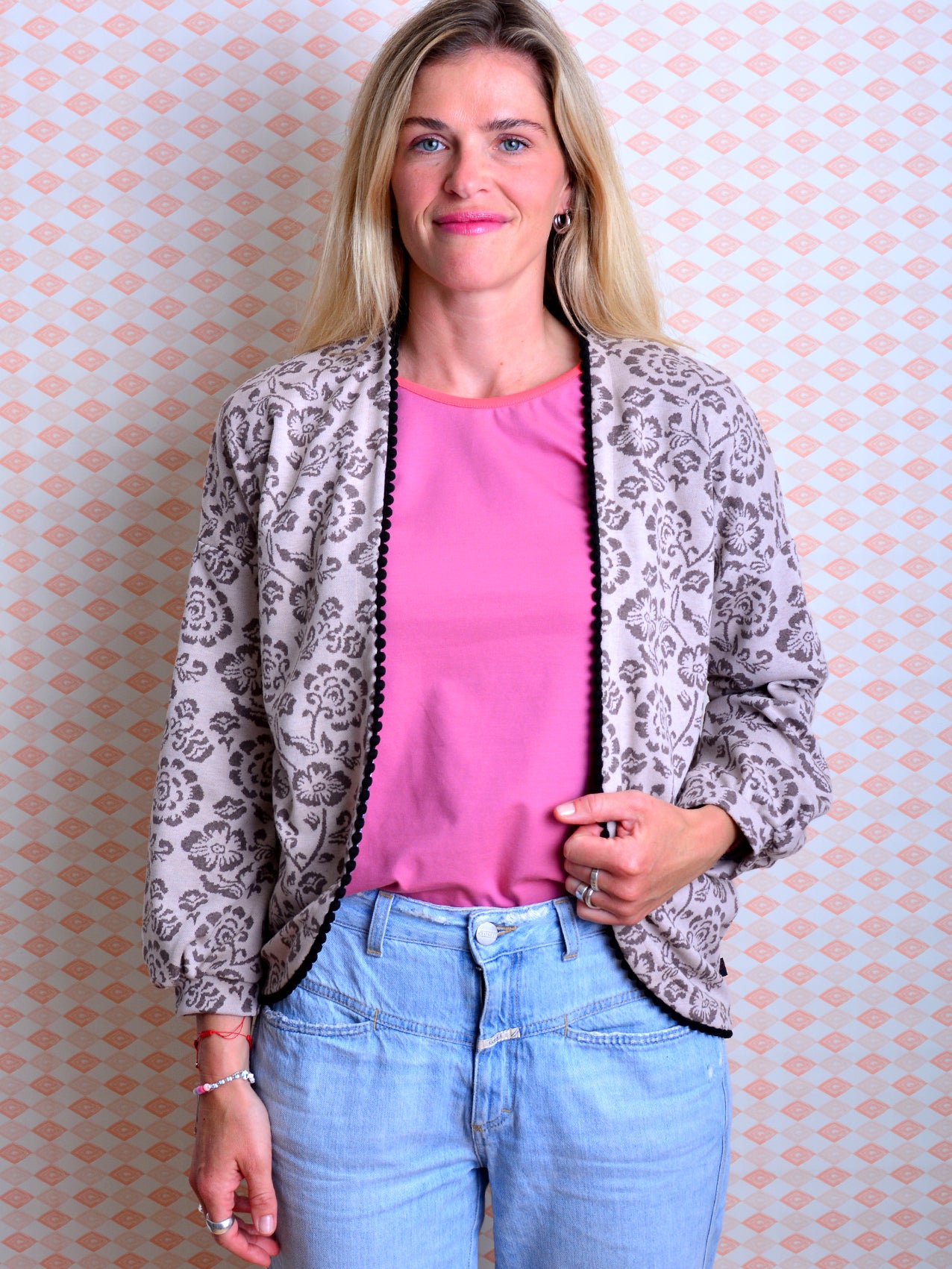 *** Cardigan NINA M (38) braun Jacke Strickjacke