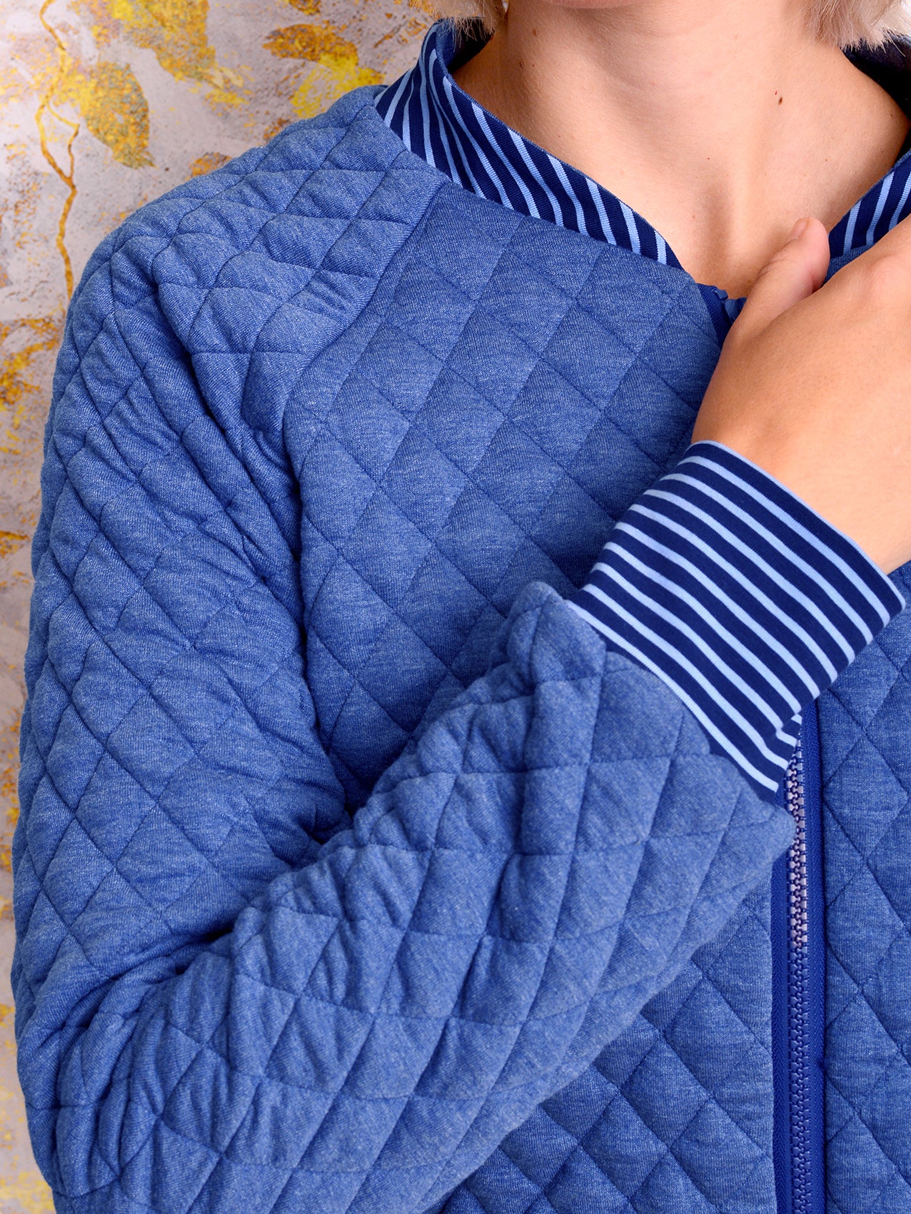 Blouson JANA blau Raute Jacke von STADTKIND