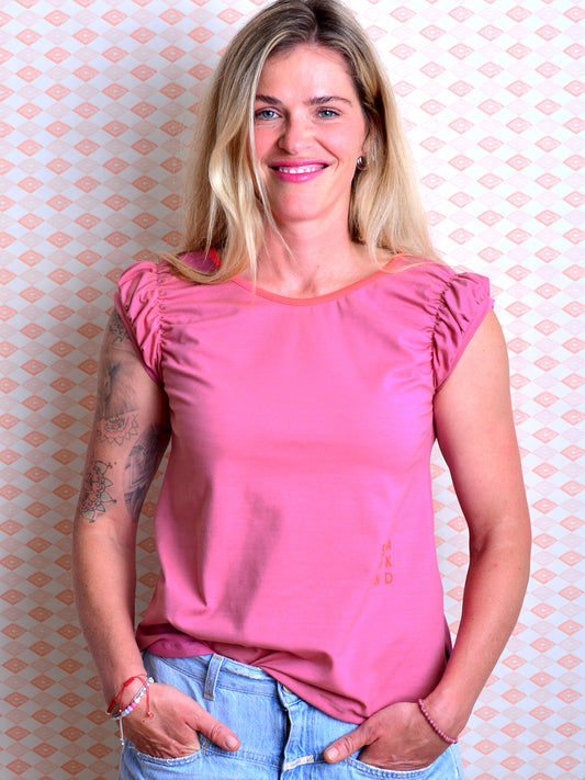 Jersey Shirt LENA beere pink rosa von STADTKIND